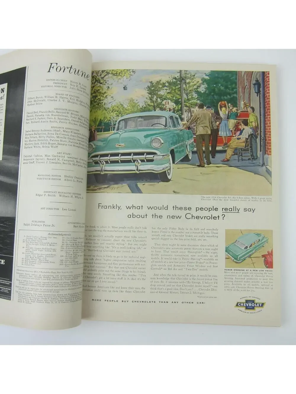 Vintage FORTUNE Magazine May 1954 NY Central Railroad, Bell Telephone, McCarthy